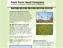 Tablet Screenshot of feyhfarmseed.com